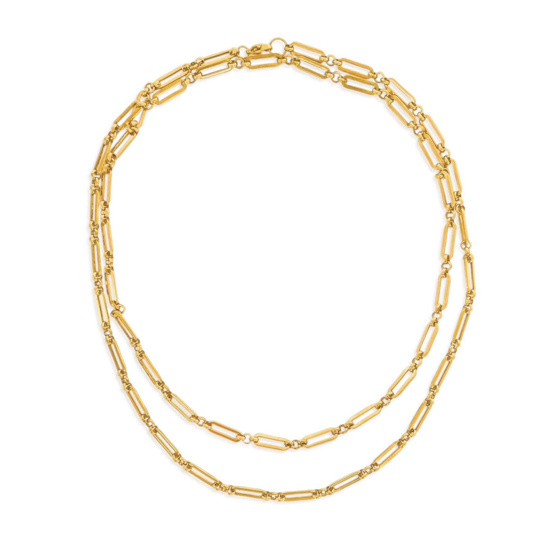 Paperclip Chain Water Resistant Necklace