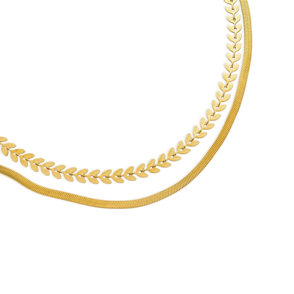 Double Layer Water Resistant Necklace