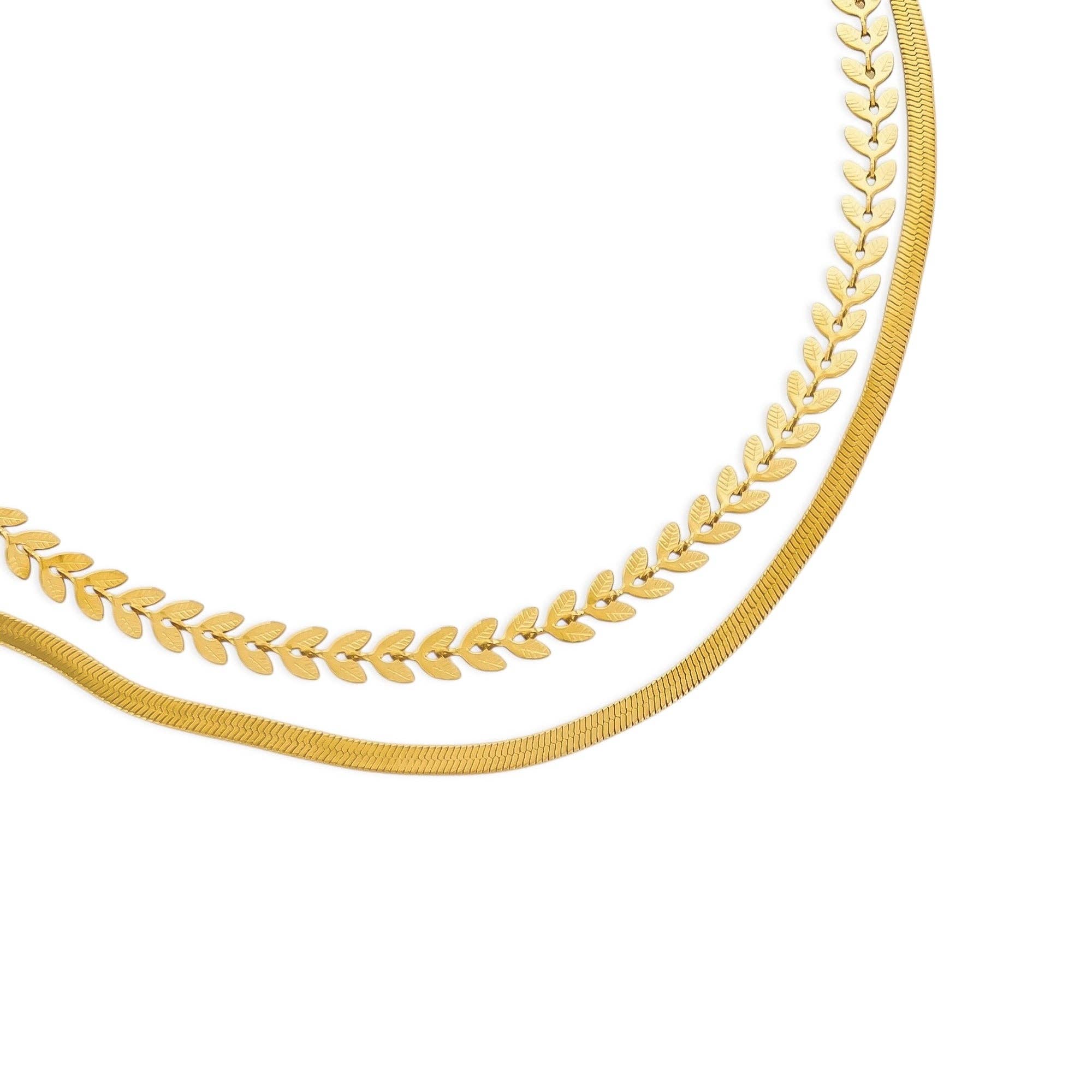 Double Layer Water Resistant Necklace
