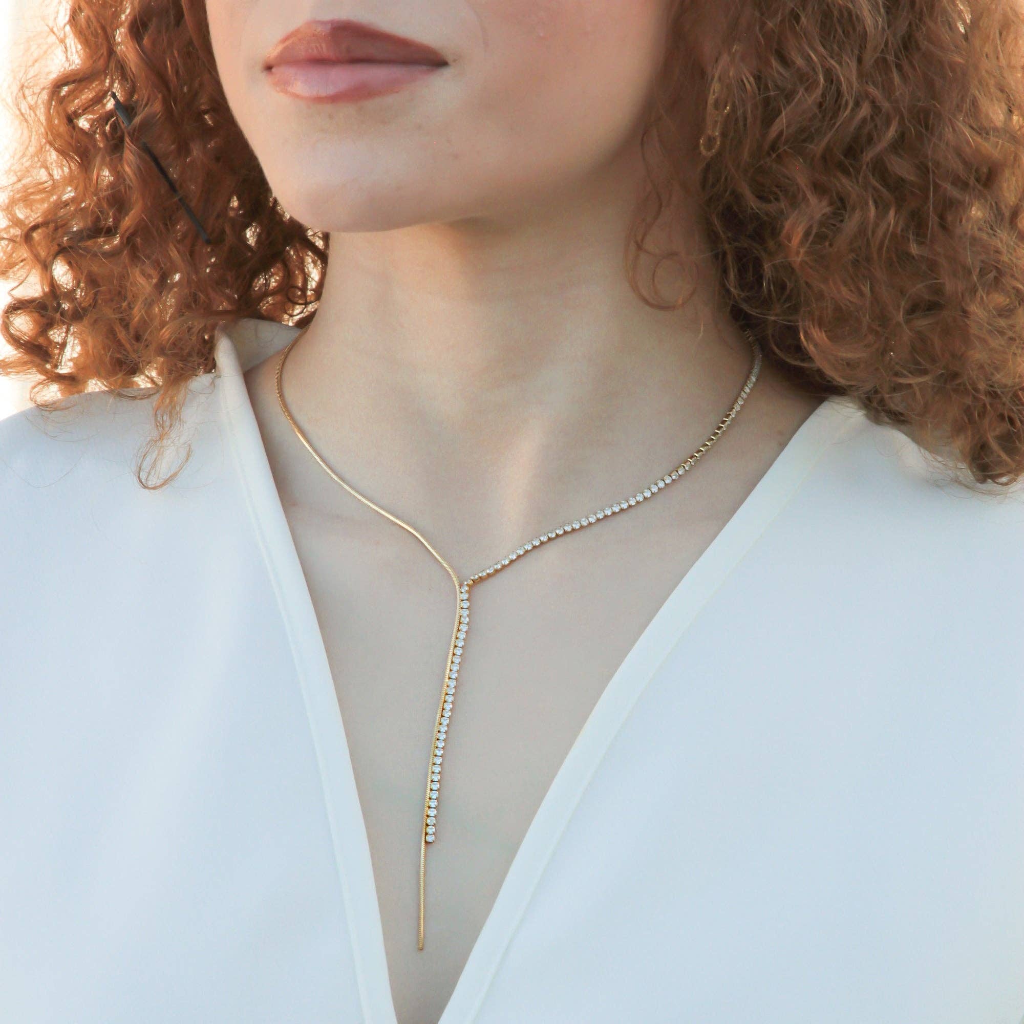 Asymmetrical Water Resistant Necklace