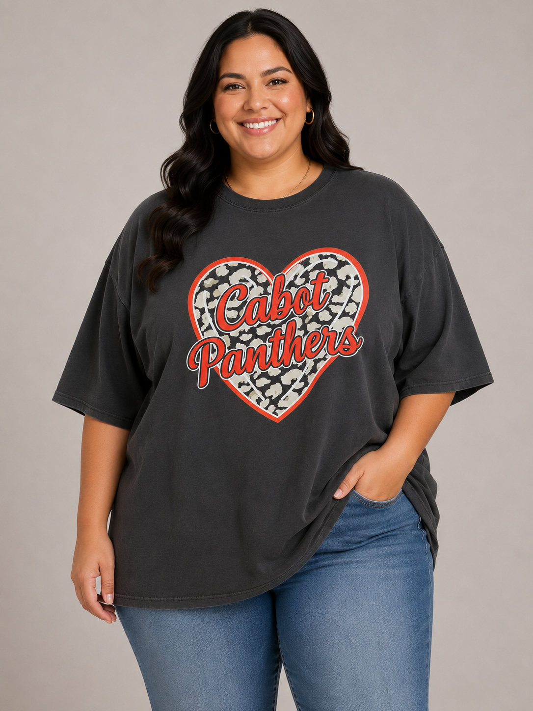 Cabot Panther Heart Tee