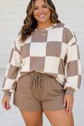Jenny Brown Checkered Set