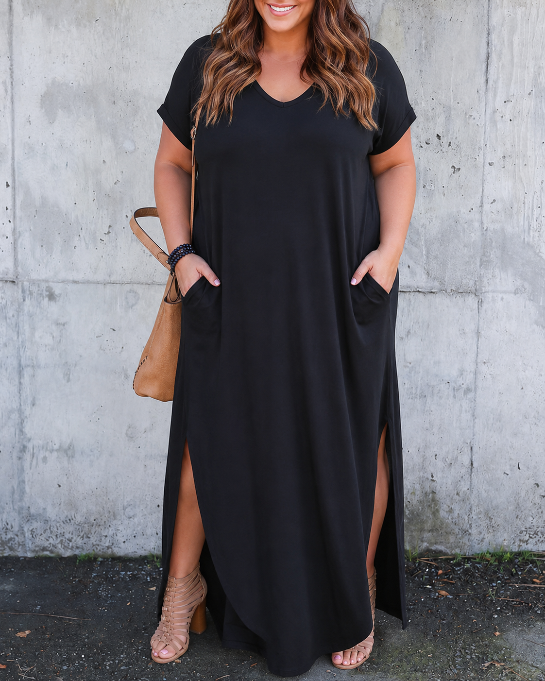 Breonna Black Maxi long Dress