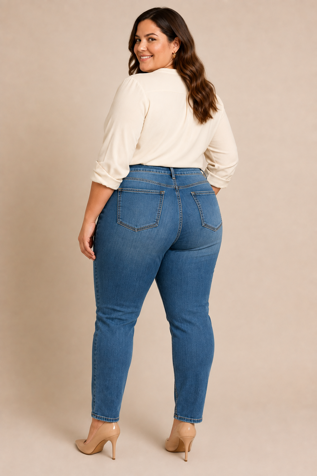 Judy Blue Mid Rise Destroy Pull-On Skinny Jegging