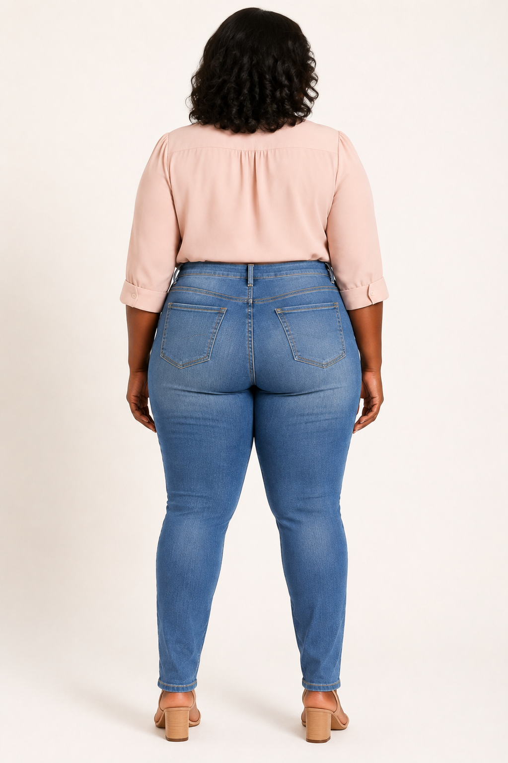 Cello Mid Rise Pull-On Crop Skinny Jeans with Rolled Hem