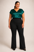 Jag Mid Rise Pull-On Black Bootcut