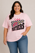 Pink Game Day Panther Tee