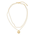 Gold Double Layer Water Resistant Necklace