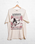 Arkansas Razorbacks Beach Shade Off White Thrifted Tee: 2XL