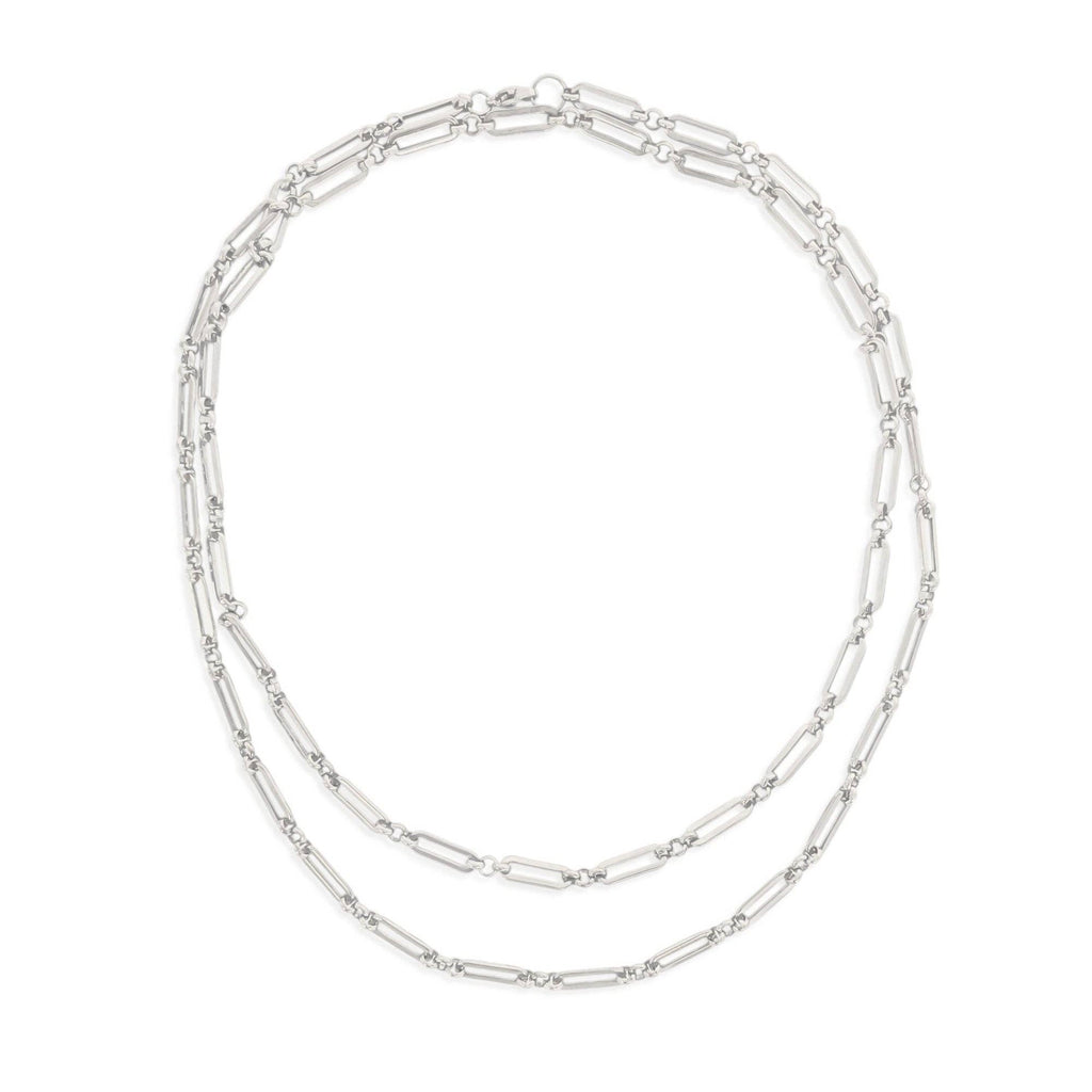 Paperclip Chain Water Resistant Necklace
