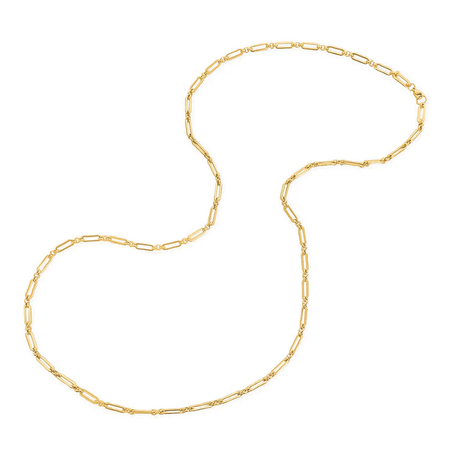 Paperclip Chain Water Resistant Necklace
